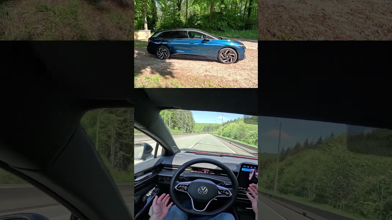 Demo Volkswagen emergency assist (VW ID.7 Tourer)