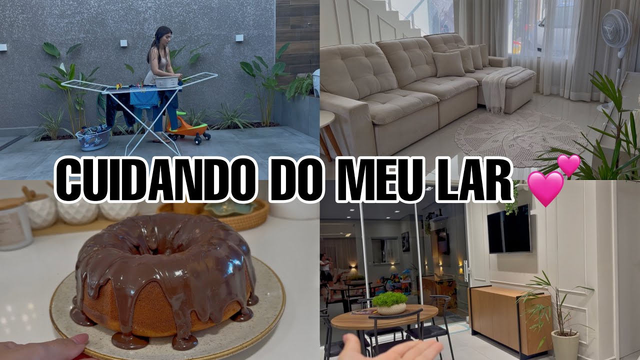 MONTAMOS NOSSO BUFFET + CUIDANDO DO LAR E BOLO DE CENOURA PERFEITO