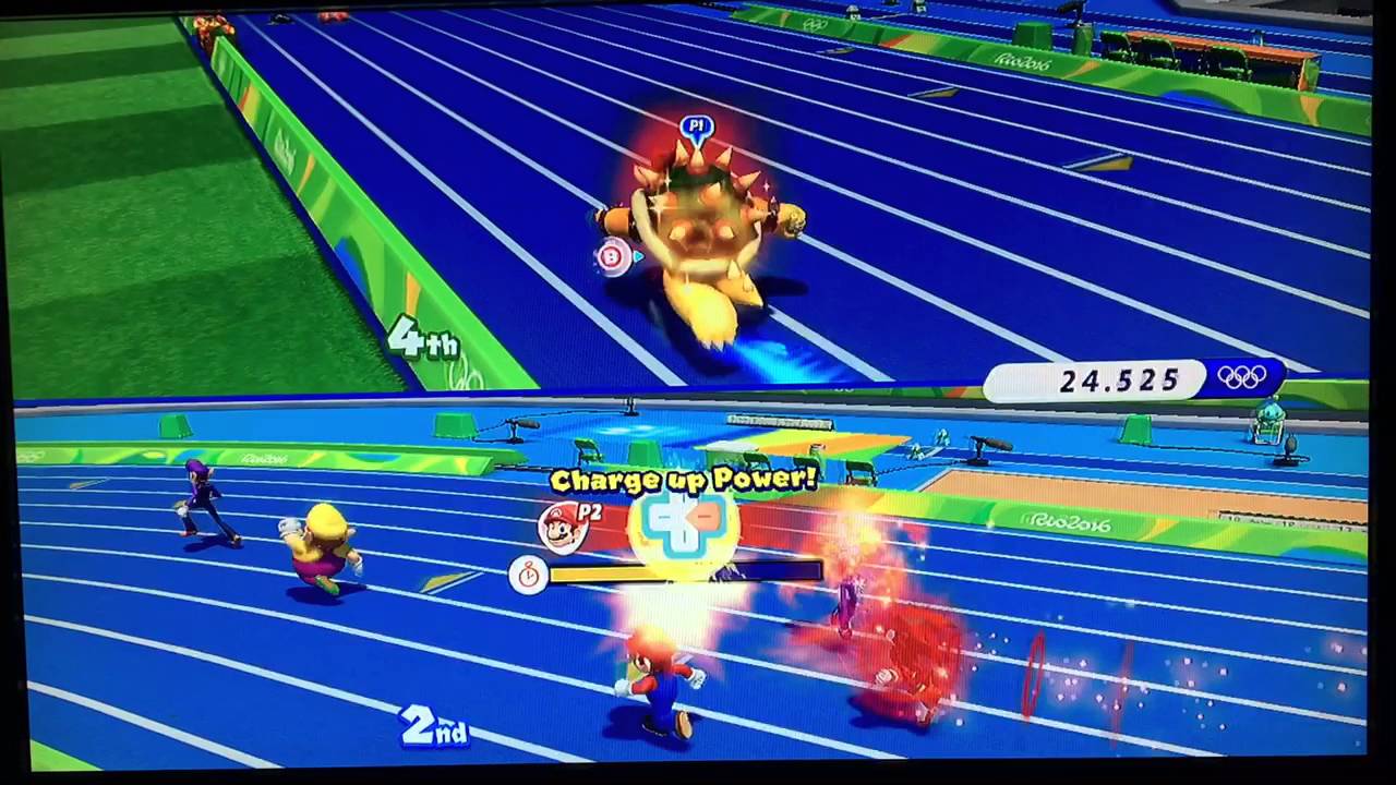 Mario and Sonic at the Rio 2016 Olympic Games part 4 4x 100m Relay