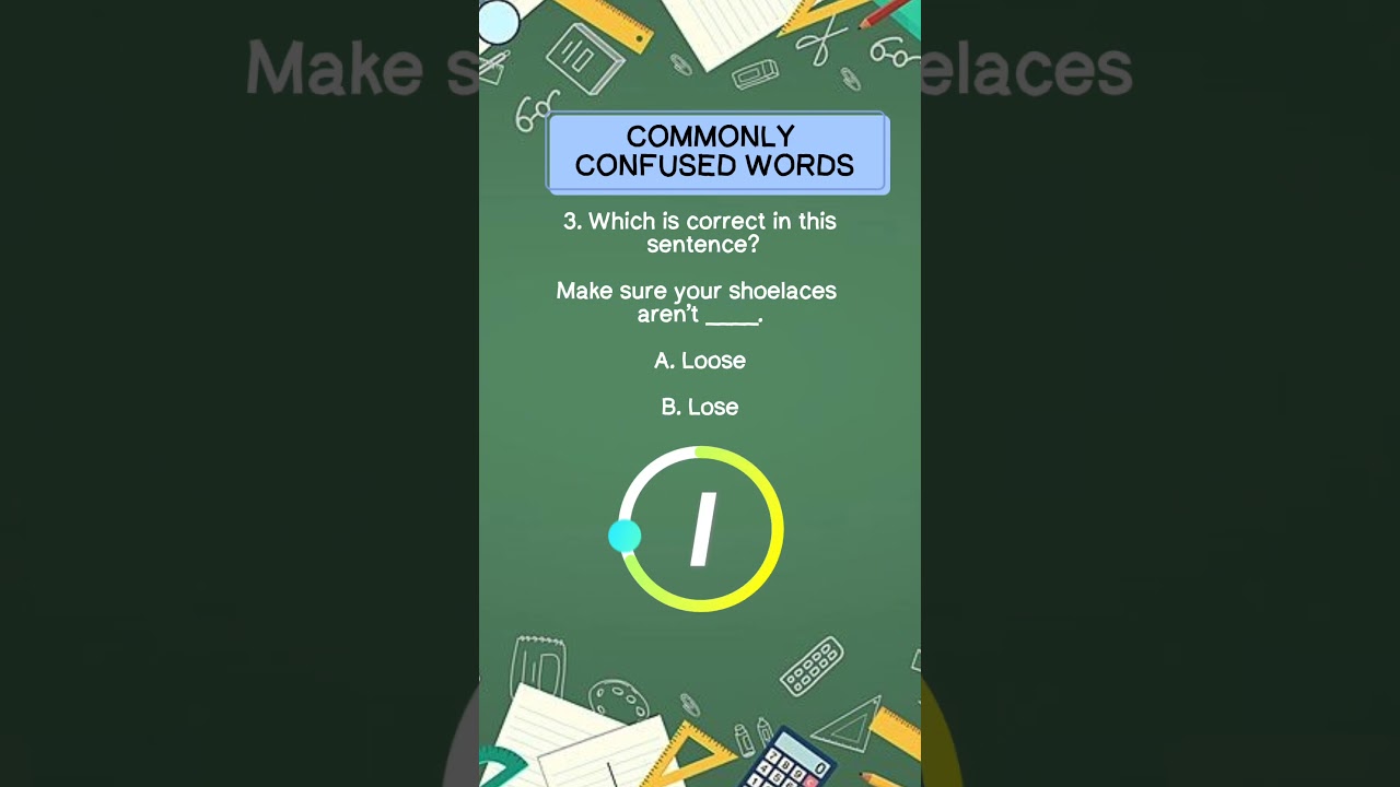 Commonly Confused Words Quiz  | Can You Get All 5 Right? 