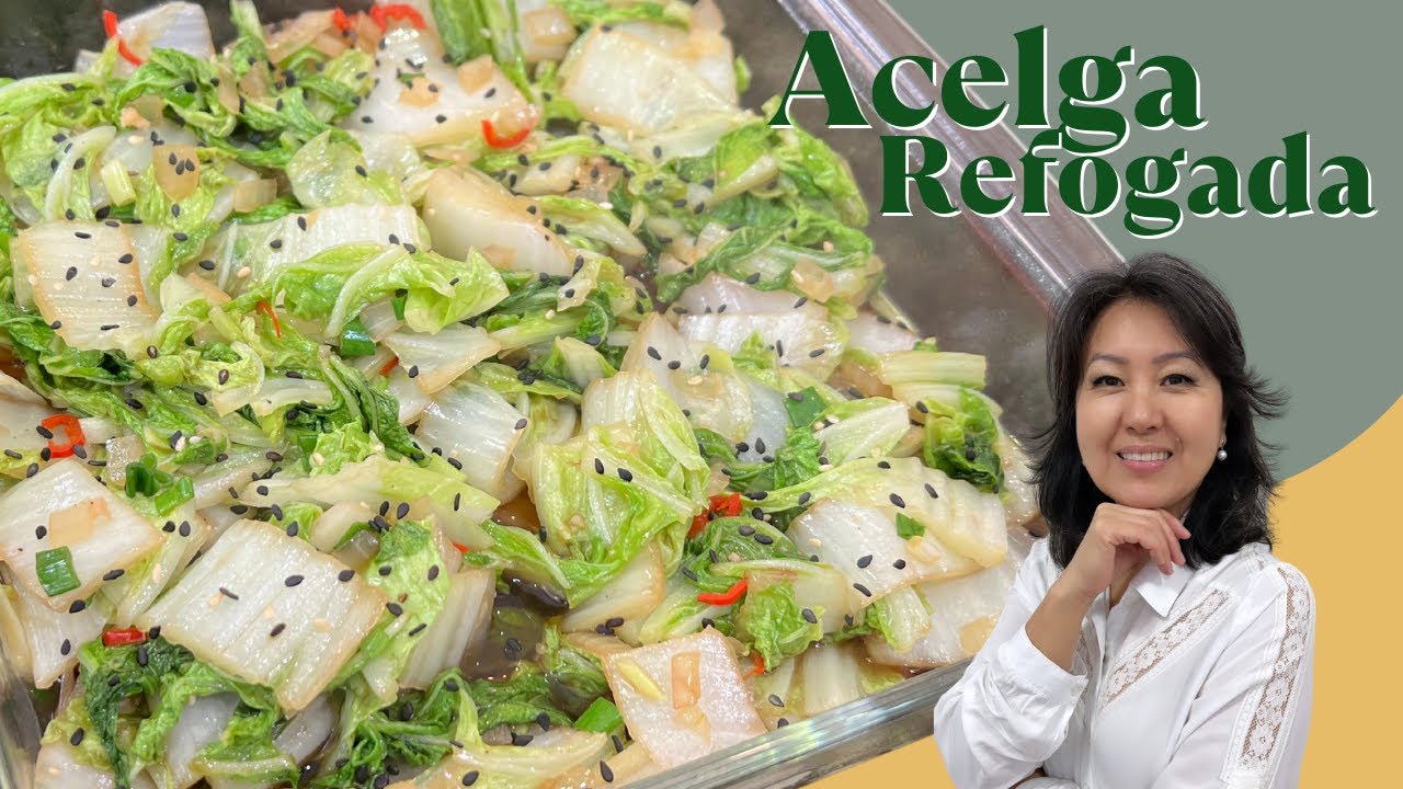 ACELGA REFOGADA | Como refogar acelga simples e rápido
