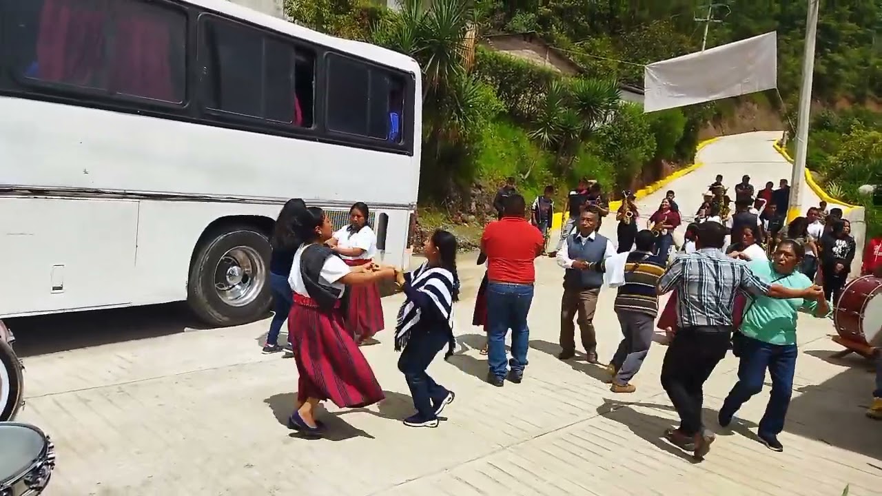 Banda Real San Cristóbal del Valle de México llegando a su querido pueblo, Chichicaxtepec 23-07-2022
