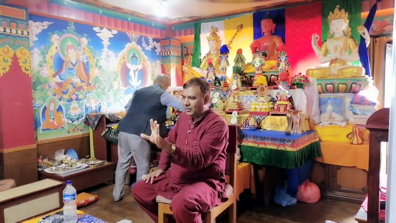 Boudhanath Stupa with Prof. Punya prasad parajuli
