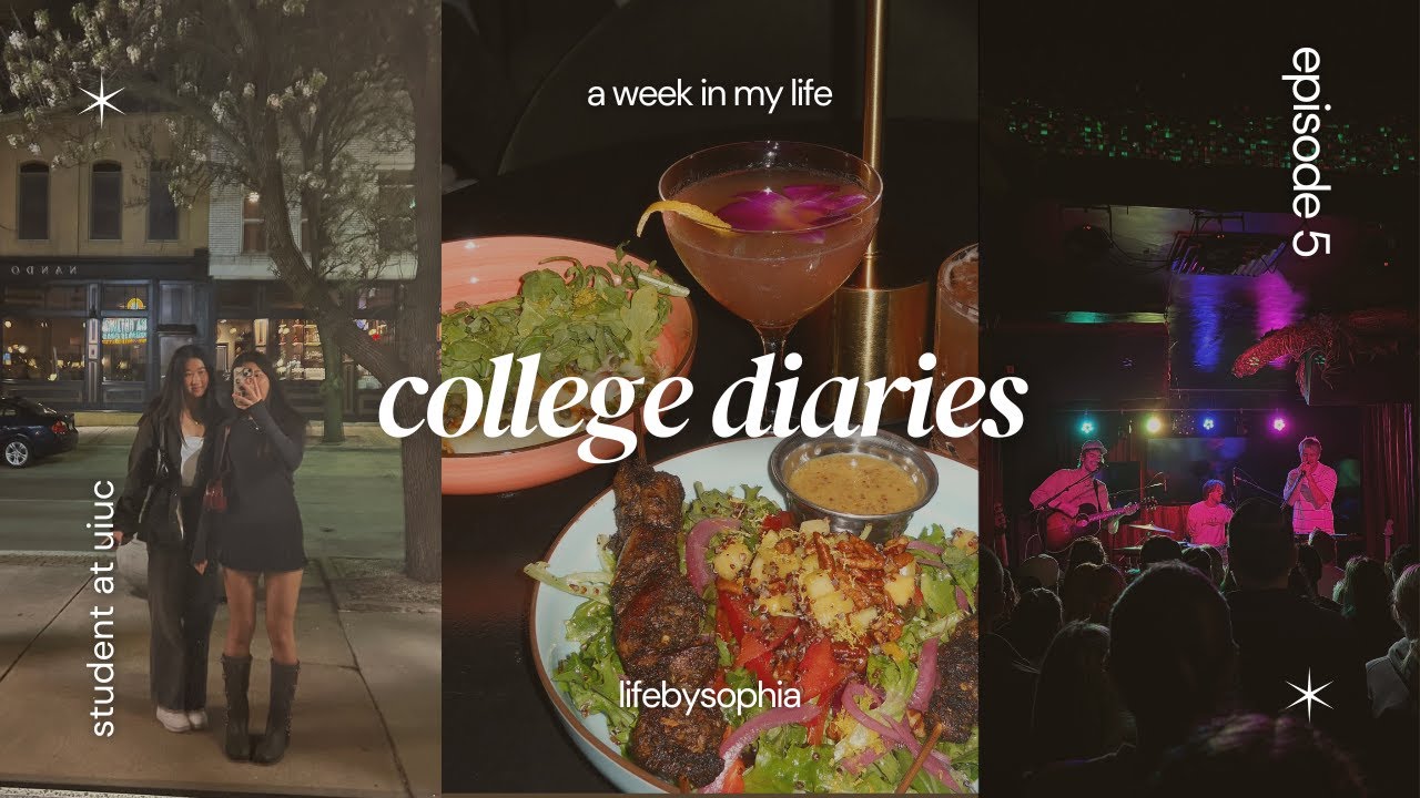 College Weekend in My College Life at UIUC 😋🎶💪