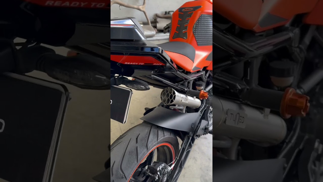 KTM RC390 GP STYLE custom exhaust 🔥🔥🔥