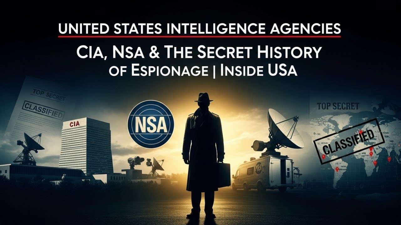 United States Intelligence Agencies CIA NSA & The Secret History of Espionage |  Inside USA”