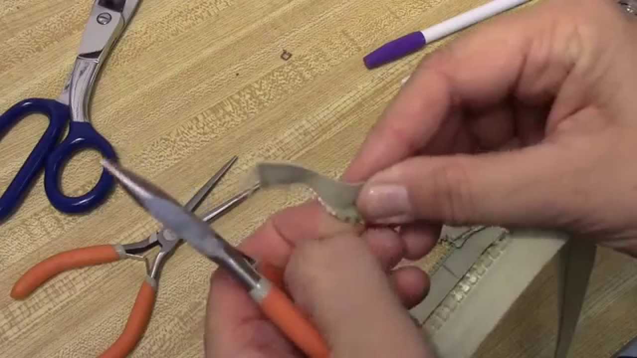Shortening a Molded Tooth Jacket Zipper