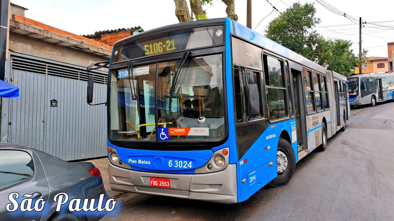 🇧🇷 SPTrans | Viagem na linha 5106-21 Jardim Selma X Terminal Água Espraiada