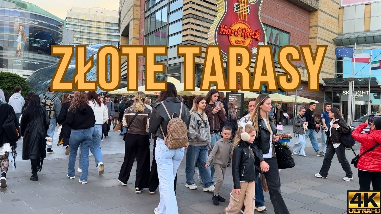 Warszawa | Złote Tarasy | spacer z kamerą (4K-60fps)