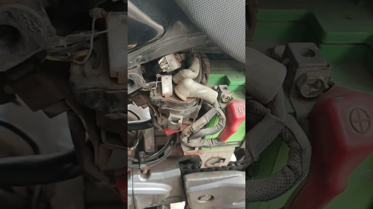 #MG01 Pulsar 220 bs6 oil temperature sensor starter relay change #youtube #viral