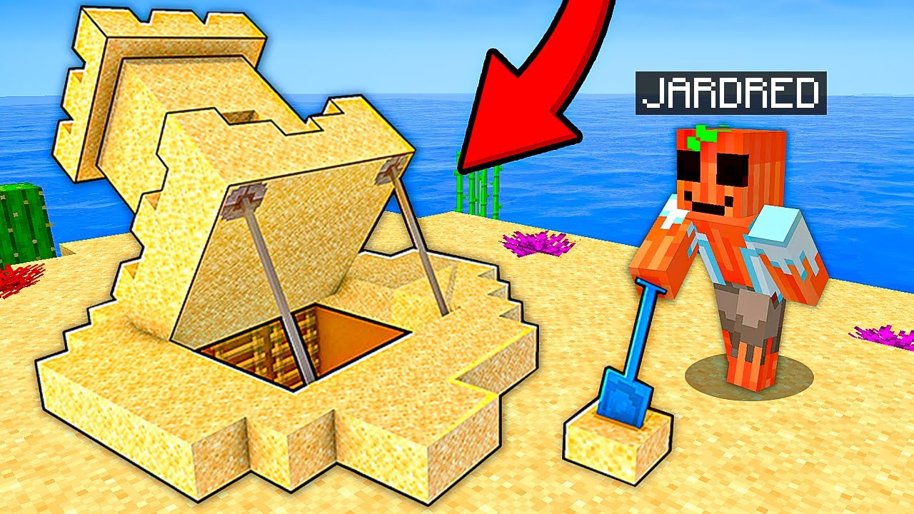 Hice Casa SECRETA en CASTILLO de Arena!