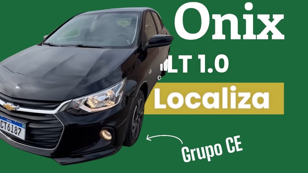 Aluguei um Onix LT na localiza Grupo CE por uma semana
