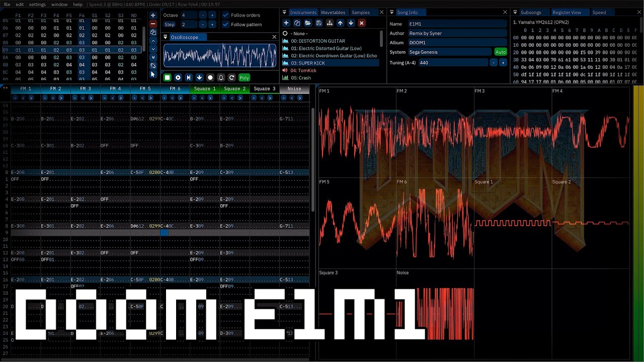 DOOM - E1M1 (Sega Genesis/Mega Drive Remix)