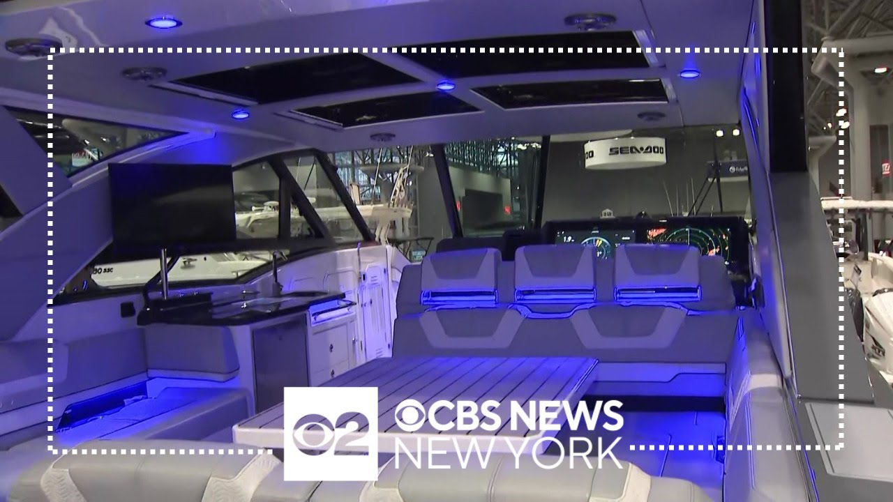 Taking a tour at the New York Boat Show