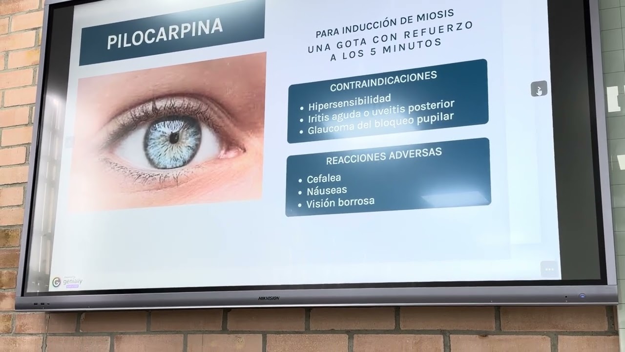 Propedeutica midriaticos, mioticos, vasoconstrictores 