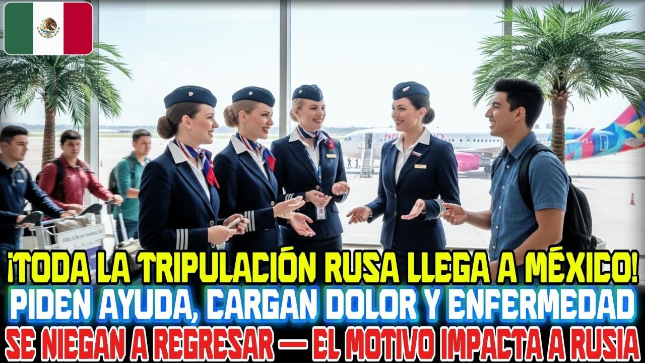 Tripulaci&oacute;n rusa pide ayuda en M&eacute;xico y se niega a regresar el motivo impacta a Rusia