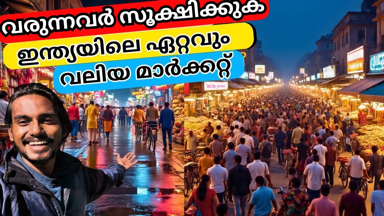 india's biggest market | delhi chandni chowk | malayalam vlog