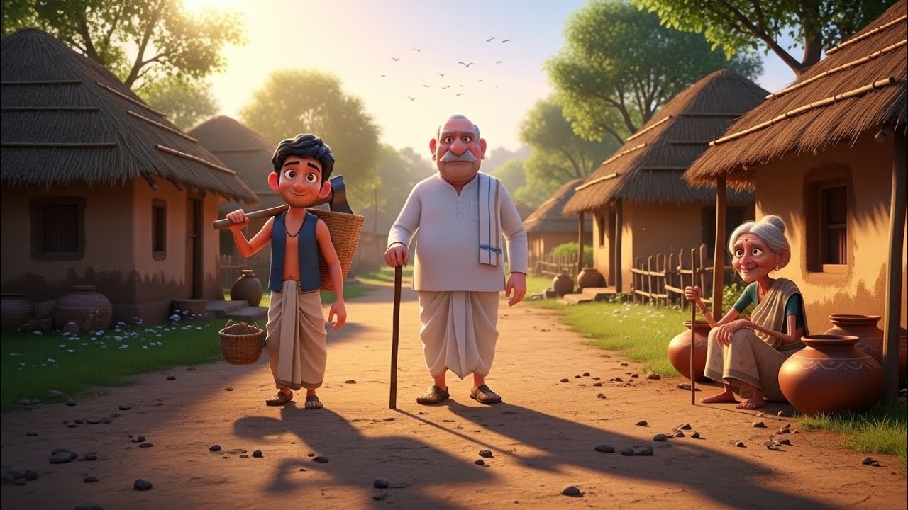 “मेहनत, ईमानदारी और माँ के लिए किया गया संघर्ष — यही है श्यामू की कहानी।”#cartoon #trending #anime