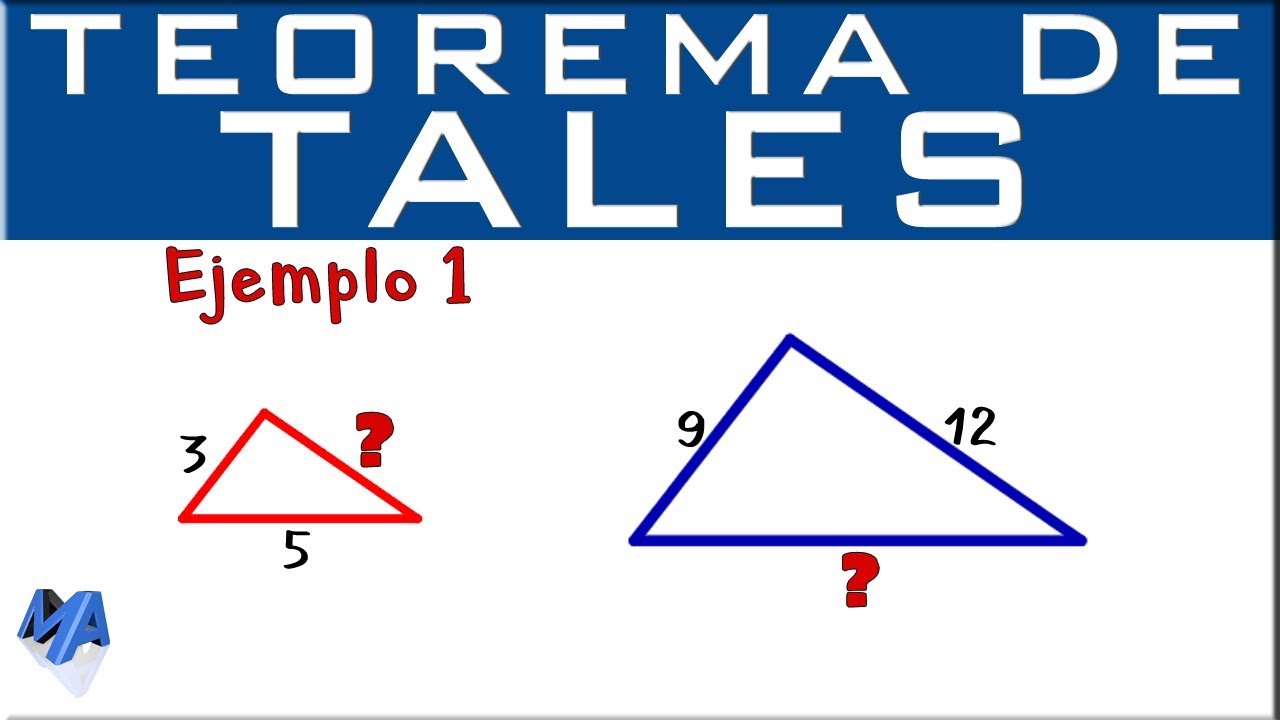 Teorema de Tales | Ejercicio de aplicación 1