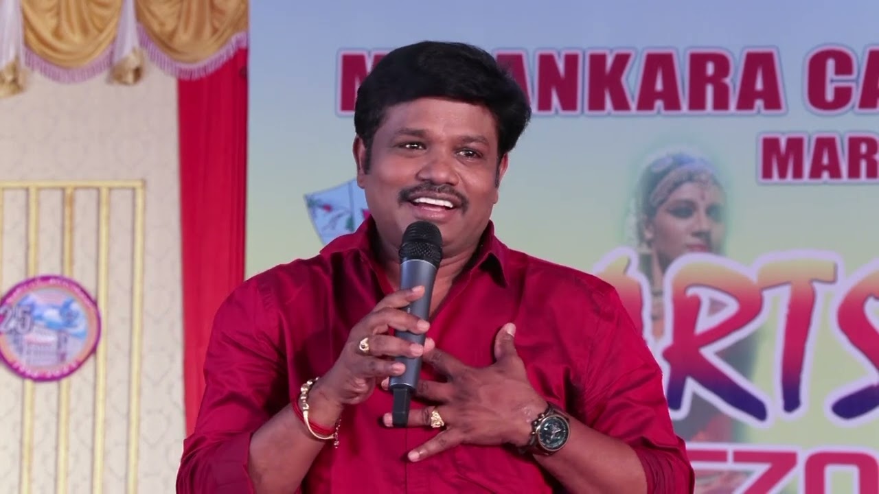 மதுரை முத்துவின் non stop அசத்தல் நகைச்சுவை பேச்சு...#maduraimuthu #stagecomedy