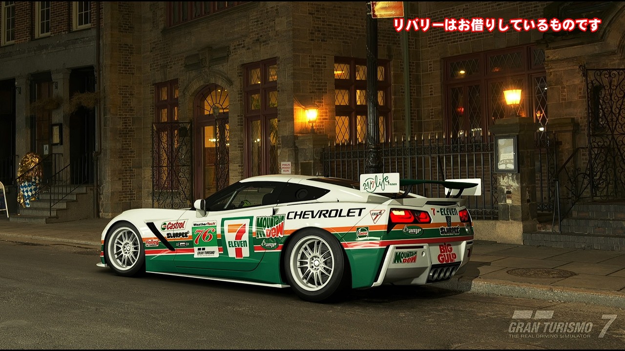 GT7 v1.67 tatejima51 の配信 213：今日は、Gr.4 コルベット C7 で MTシフトの練習をしながら ルマン金策 などで遊びます。2026.02.28