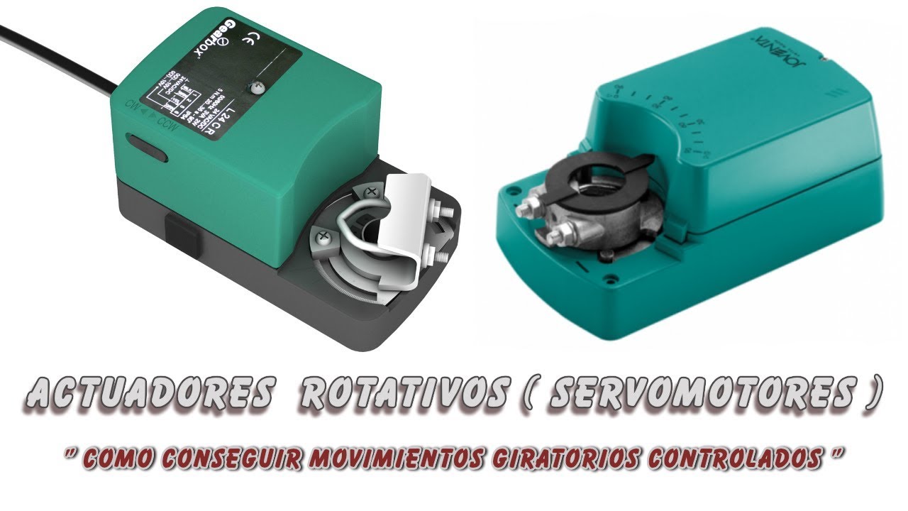 Actuadores  Rotativos  : Como conseguir movimientos giratorios controlados.