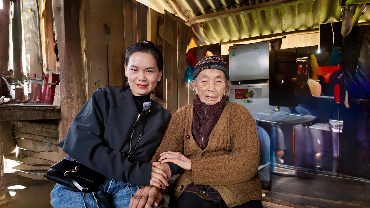 Song Mỷ đi chúc tết bà ngoại 100 tuổi, về quê ăn tết tập 2🌸Chị Em Song Mỷ🌸