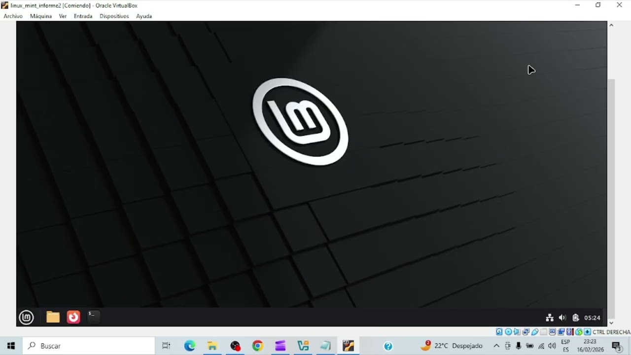 INSTALACION LINUX UBUNTU  INFORME 2