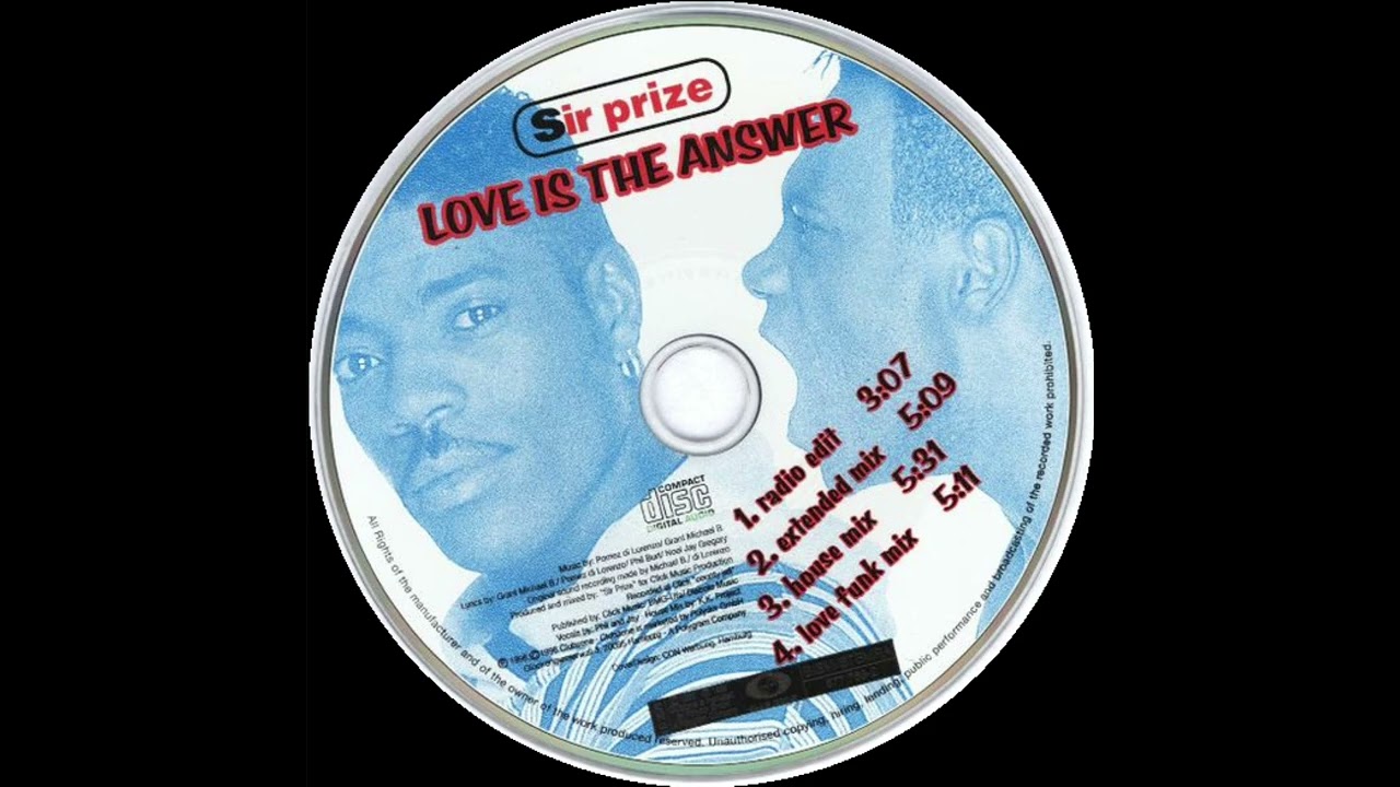 7) Sir Prize – Love Is The Answer