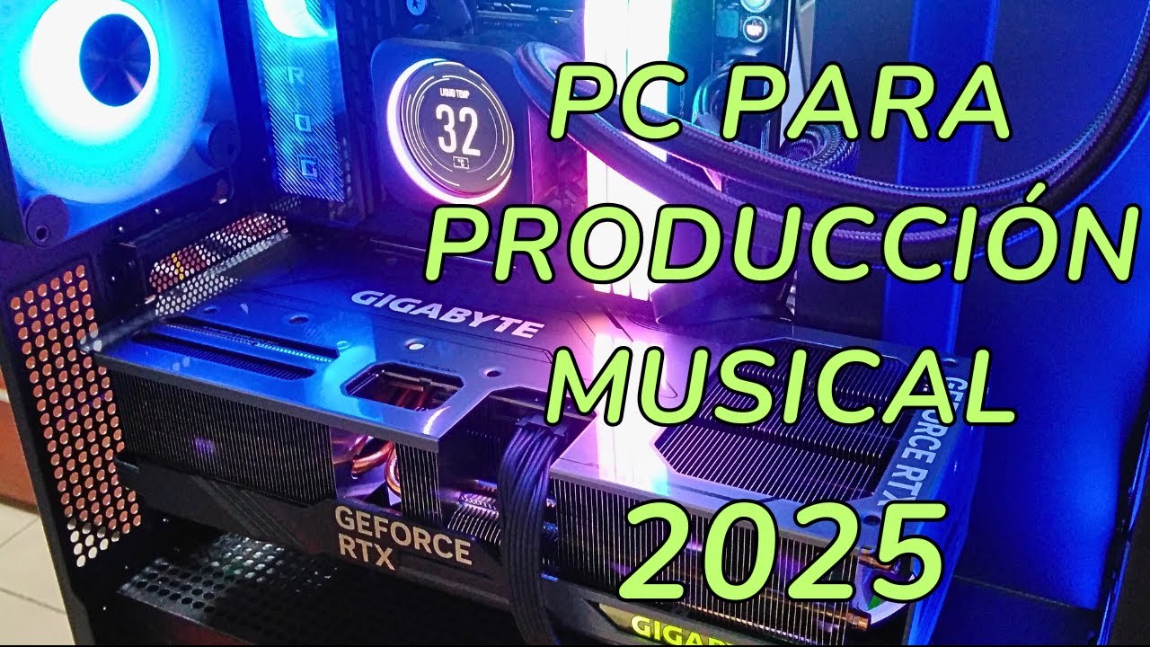 PC PARA PRODUCCIÓN MUSICAL 2025 🖥 ¡LISTA PARA PRODUCIR CON TU DAW FAVORITO! #pcgamer #audio
