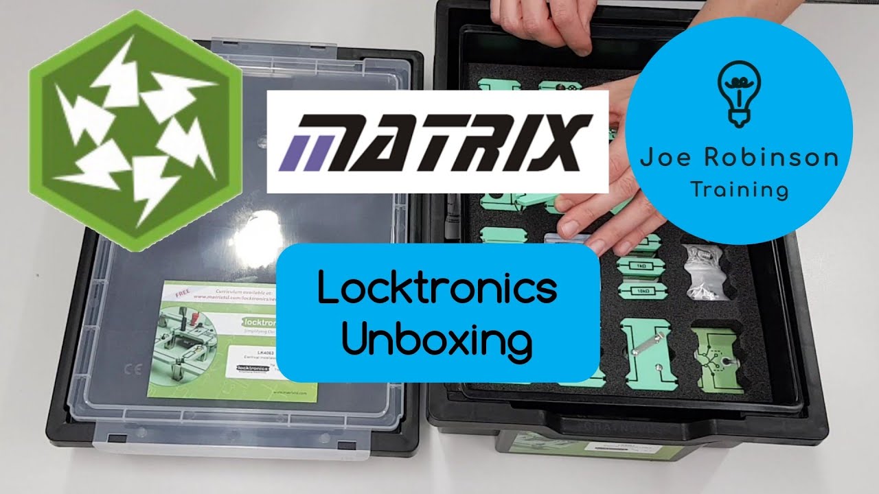 SparkyNinja and Me Unboxing the Matrix Electrical Installation 2 LK4063 Locktronics Kit