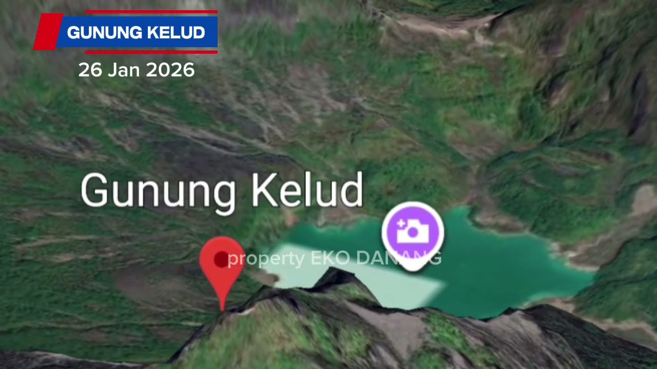 GUNUNG KELUD || STATUS GUNUNG KELUD || AKTIVITAS GUNUNG KELUD HARI INI