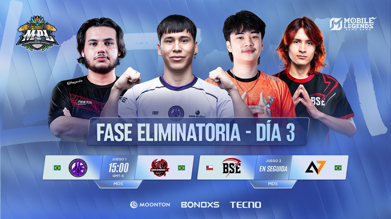 🔴 EN VIVO | MPL LATAM Season 4 MLBB | Fase Eliminatoria - D&iacute;a 3