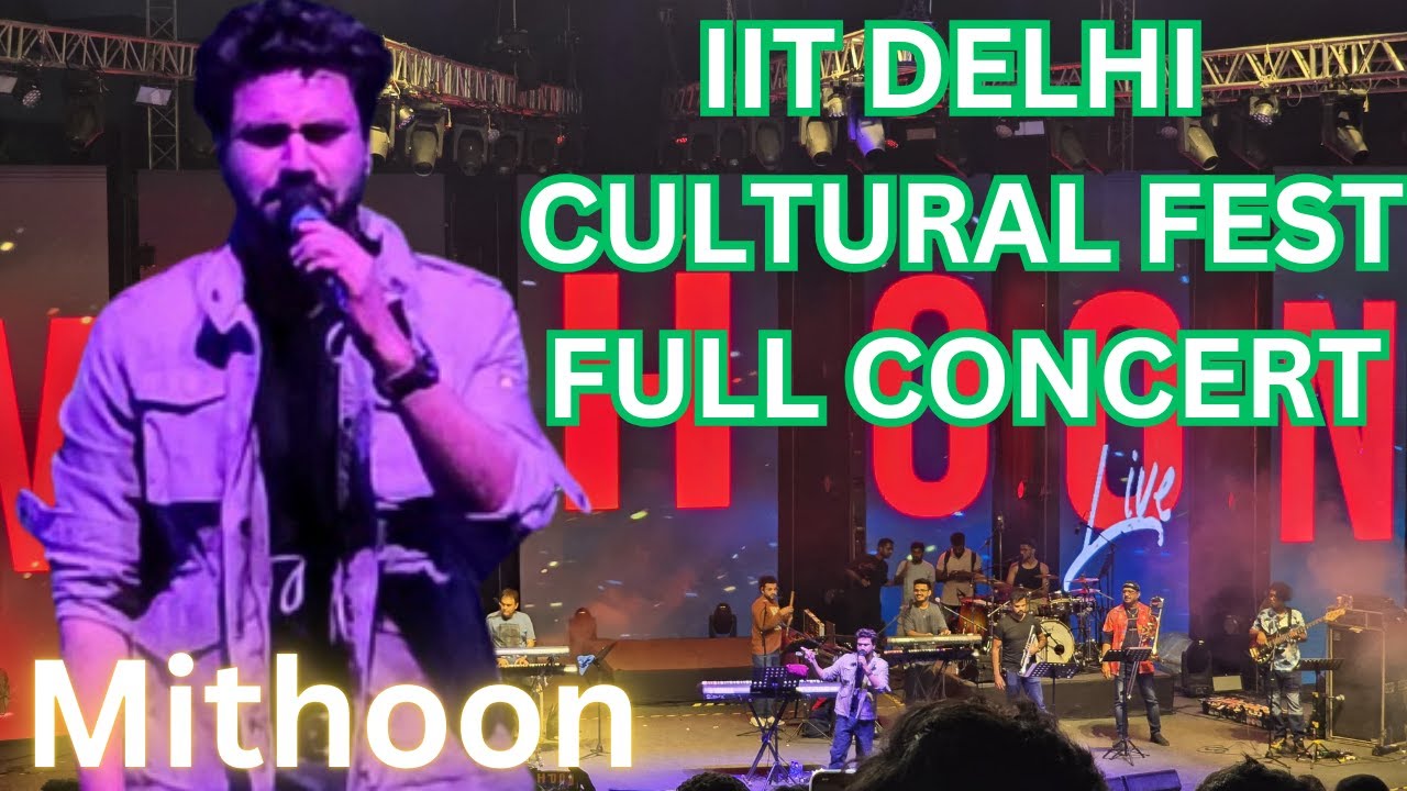 IIT DELHI CULTURAL FEST CONCERT AT RENDEZVOUS 2024 OF MITHOON