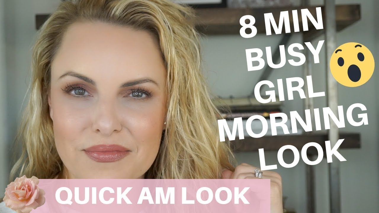 BEST 8 min. NATURAL & EASY MORNING ROUTINE 4 BUSY LADIES || Professional work look
