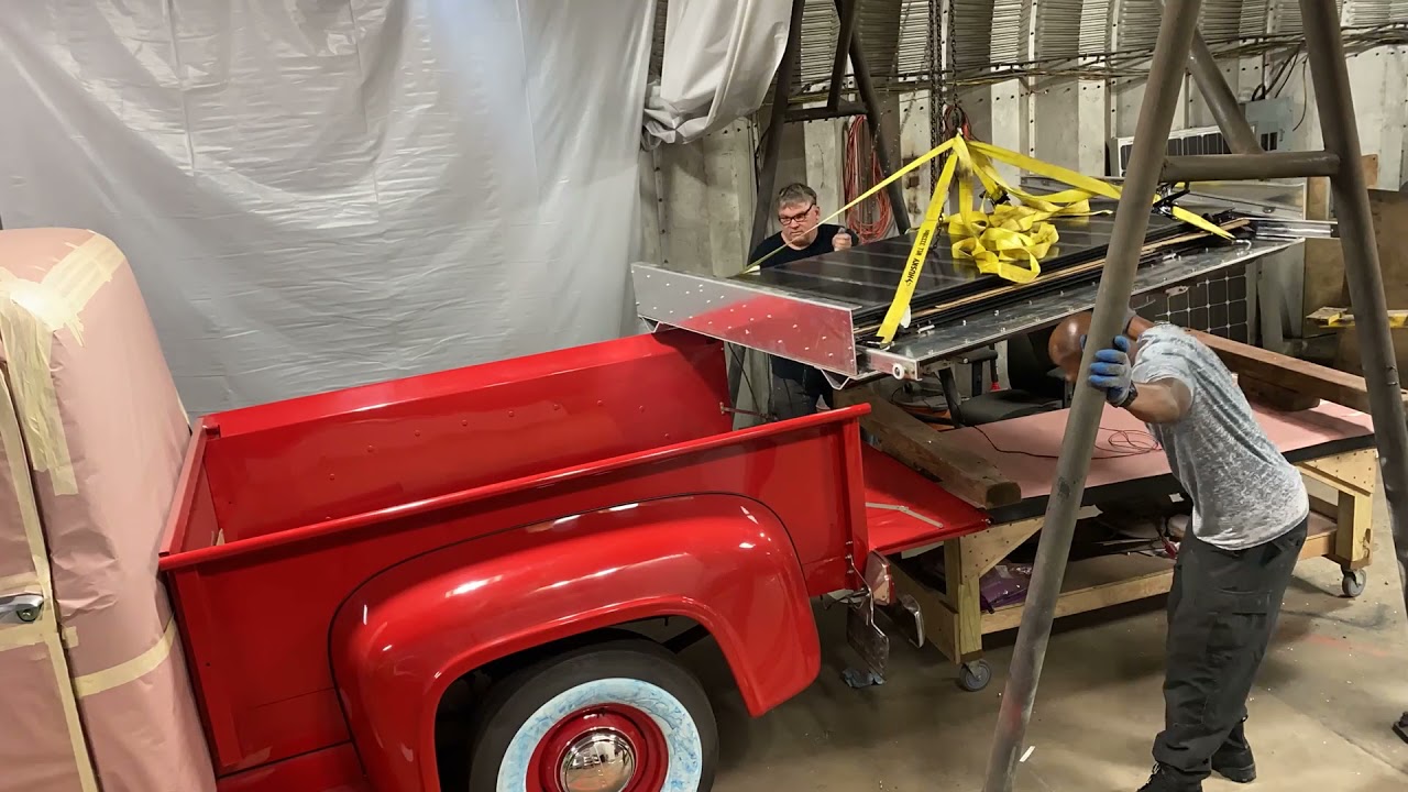 1955 Ford F100 EV Conversion/test drive