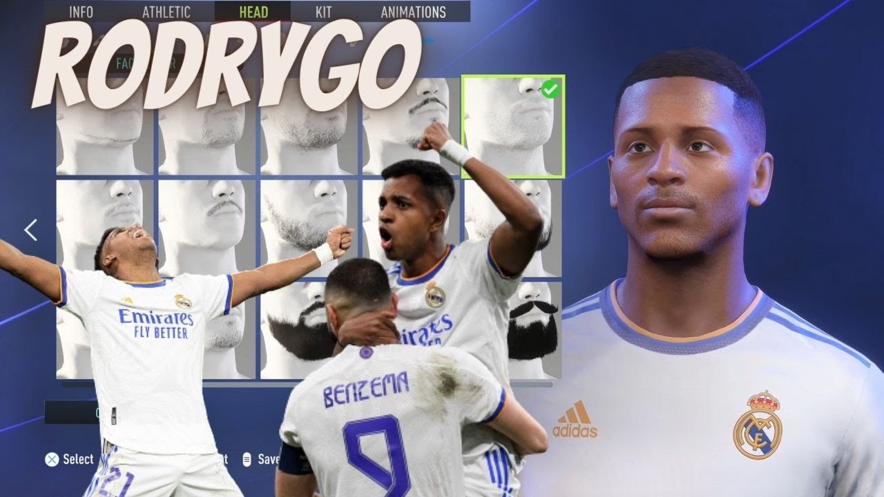 FIFA 22 How to make Rodrygo Pro Clubs Look alike #rodrygo #realmadrid