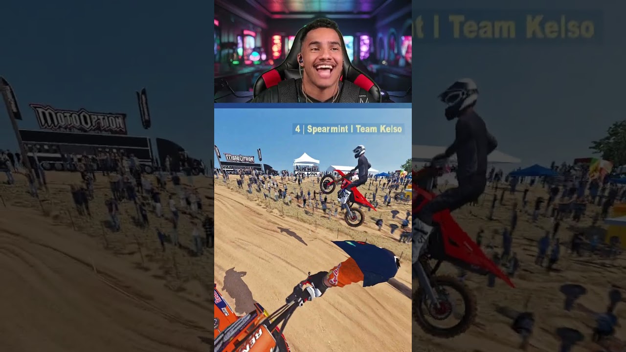 THE DOUBLE SIDE BY SIDE AT HANGTOWN IN MX BIKES!