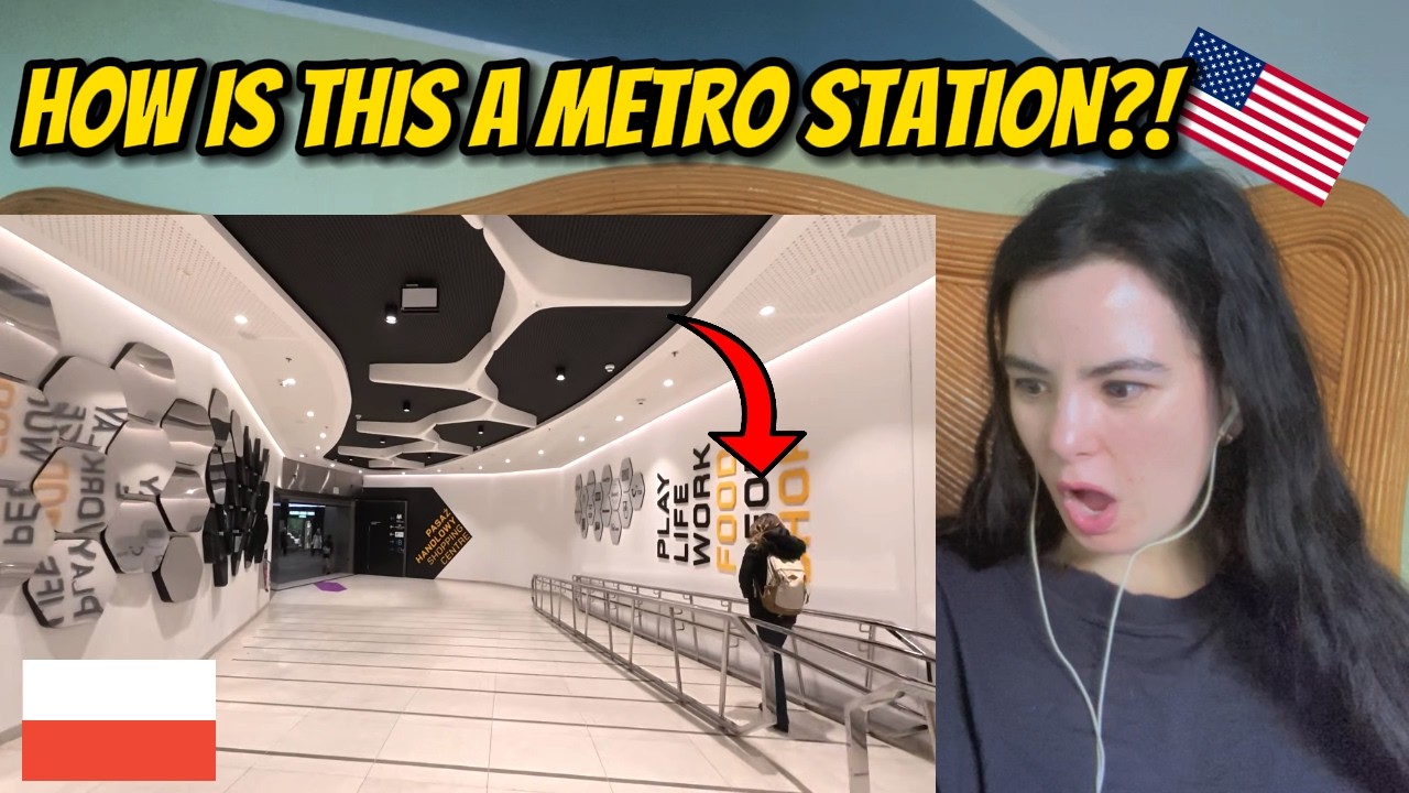 Poland Metro is INCREDIBLE! Reaction To Rondo Daszyńskiego &ndash; Underground Pass and The Warsaw HUB