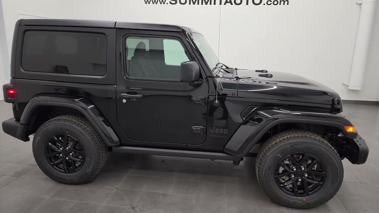 2023 JEEP WRANGLER FREEDOM EDITION 2 DOOR OSCAR MIKE BLACK 4K WALKAROUND 23J44 SOLD!
