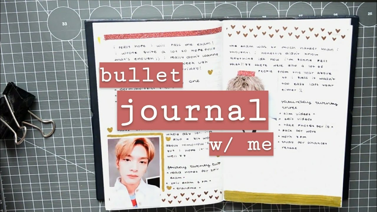 [KPOP BUJO] bullet journal with me 🖋