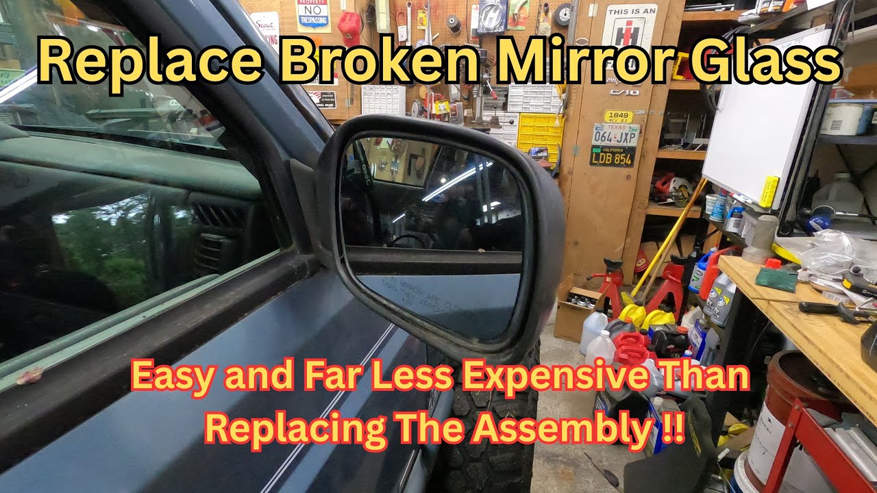 Side View Mirror Glass Replacement -- Quick, Easy, and Cheap!!  1998 Jeep Cherokee XJ
