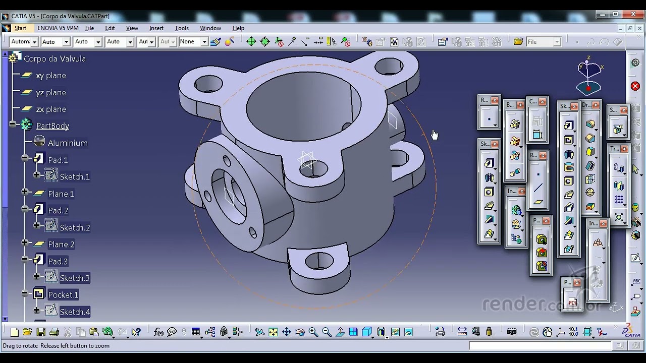 28 - Generación de vistas | Catia V5 Esencial