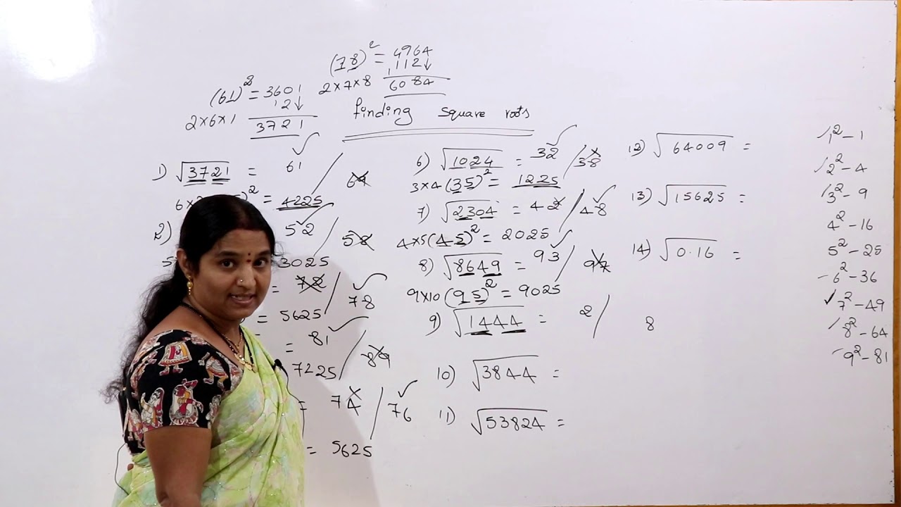 Finding Square Roots  For PC/SSC/Banks & All Other Competitive Exams