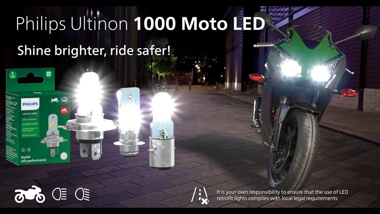 New Philips Ultinon 1000 Moto LED