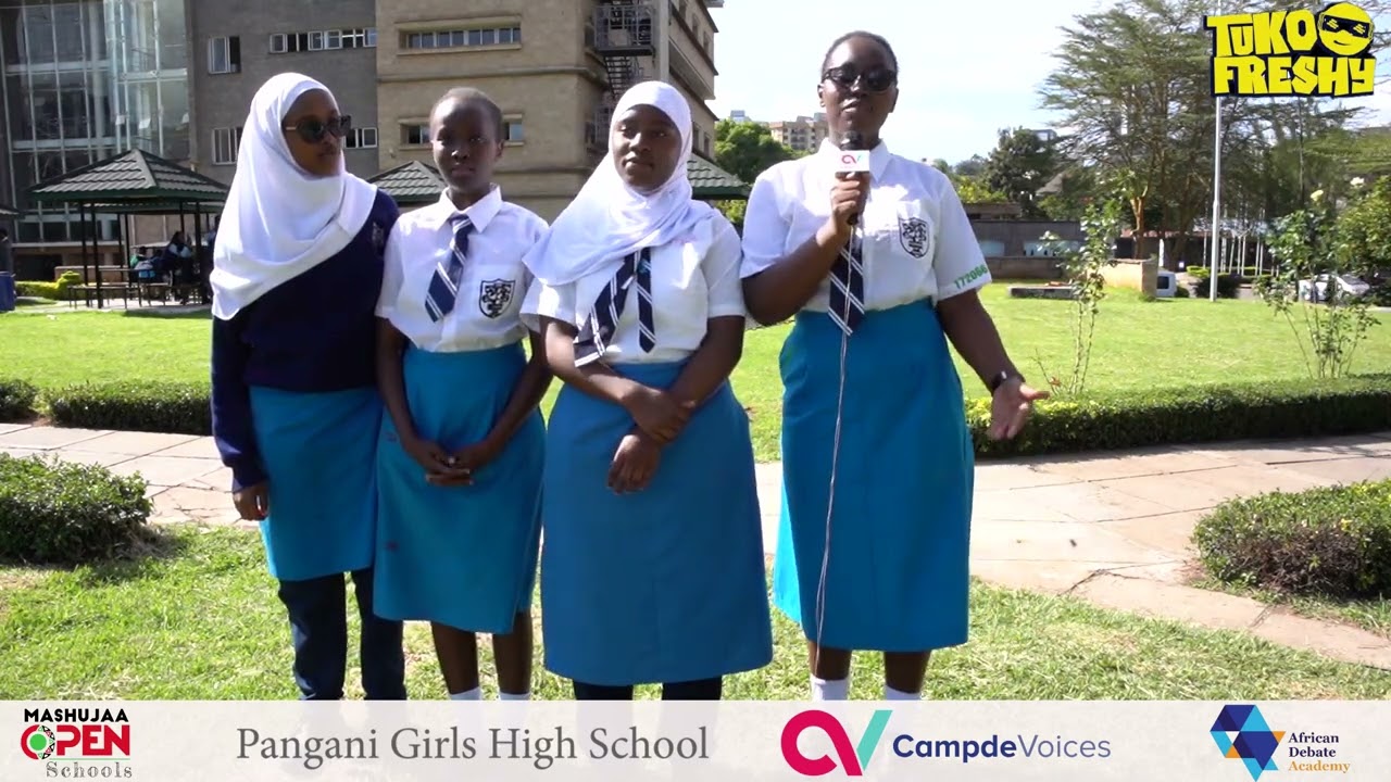 Pangani Girls High School at Mashujaa Open 2024. Tuko Freshy. #TukoFreshy