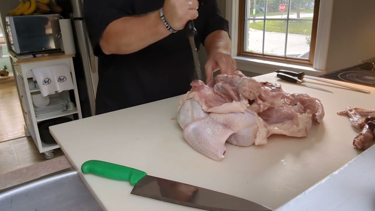 Deboning a Thanksgiving turkey - Split back method