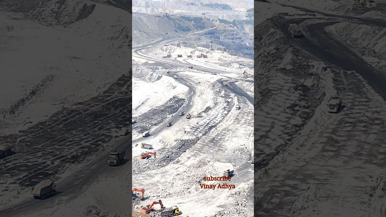 open cast project // coal mines // coal india