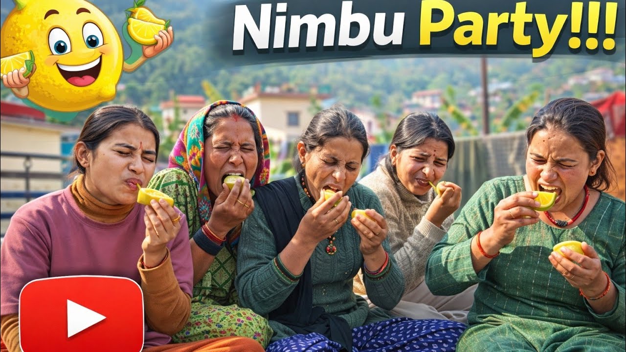 पहाड़ों में धूप में बैठकर नींबू खाने का अलग ही मजा होता है 🍋 संडे स्पेशल ब्लॉग 🥰🫶🤗 #dailyvlogs #vlog