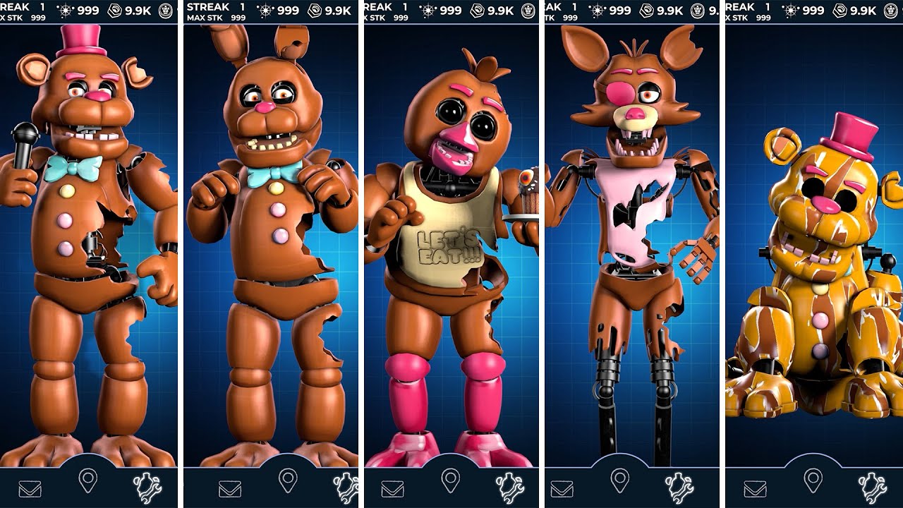 FNAF AR Chocolate Animatronics Jumpscare & Workshop Animations